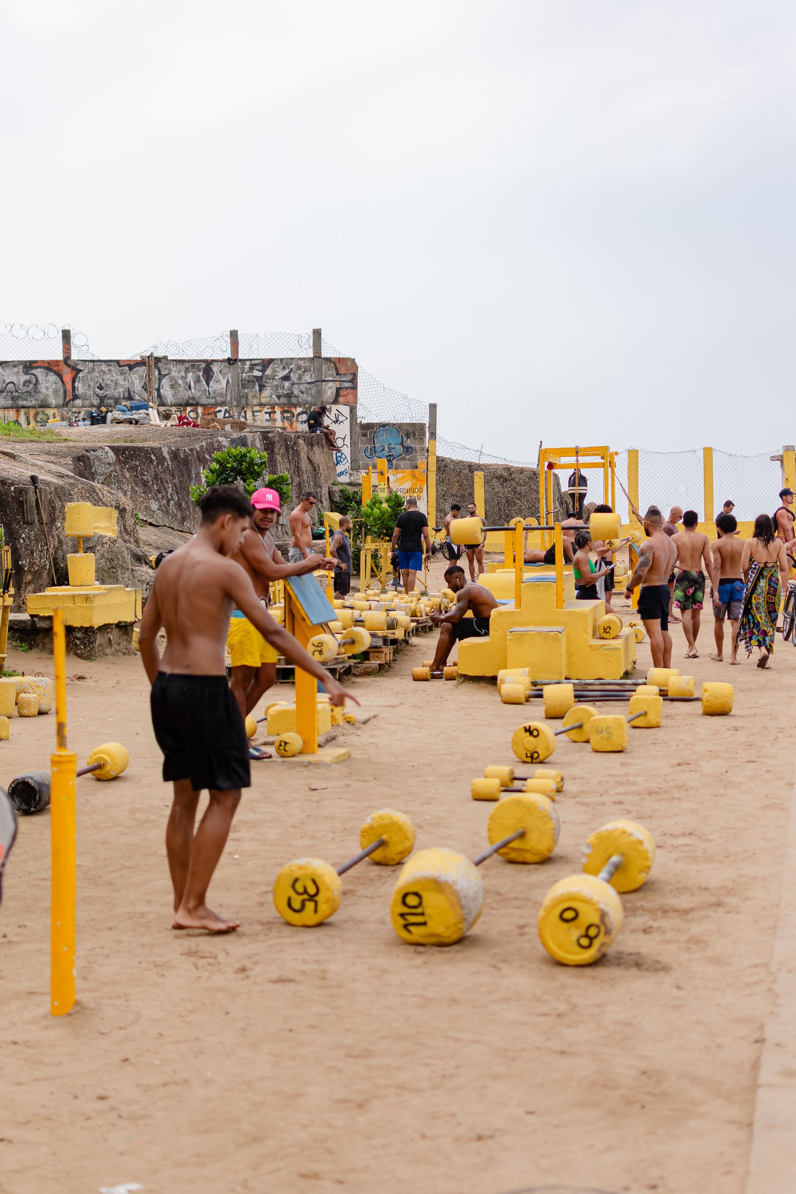 Beach workout