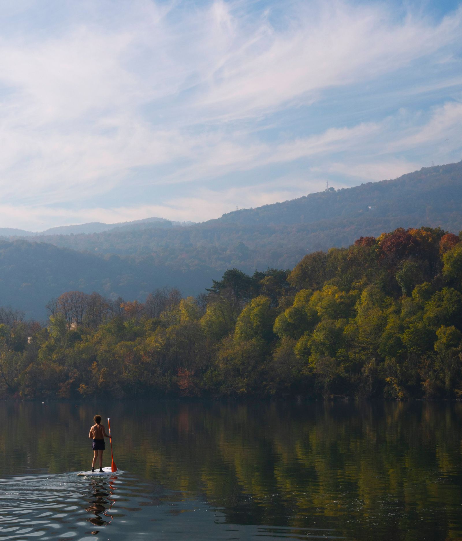 Paddleboarden op kalm water